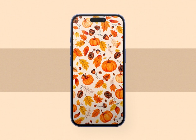 Preppy Thanksgiving wallpaper for iPhone.