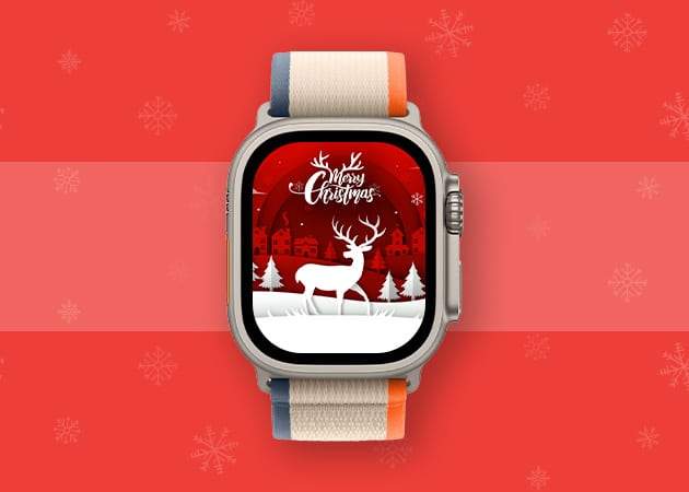 Rudolph-Merry-Christmas-Apple-Watch-face