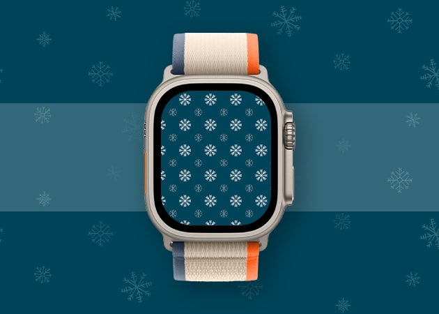 Snowflake-tiled-Xmas-Apple-Watch-face-free-download